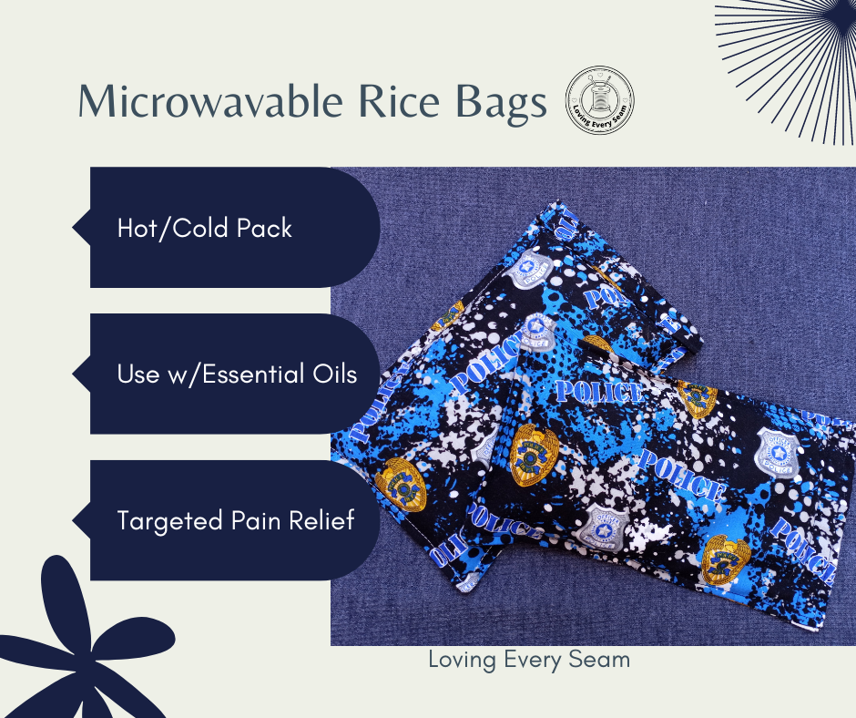 Rice bags with essential fashion oils